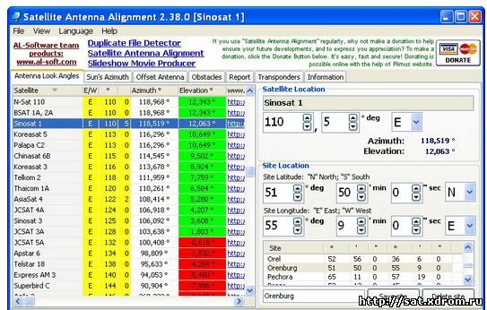 Satellite Antenna Alignment